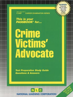 cover image of Crime Victims' Advocate